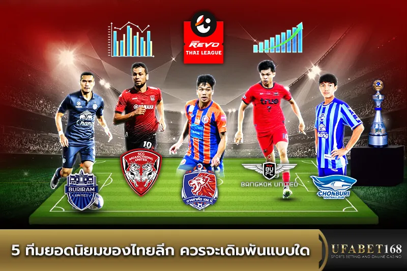 5 ทีมยอดนิยมของไทยลีก ควรเดิมพันแบบใด