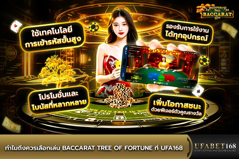 ทำไมถึงควรเล่น Baccarat Tree of Fortune ที่ UFA168